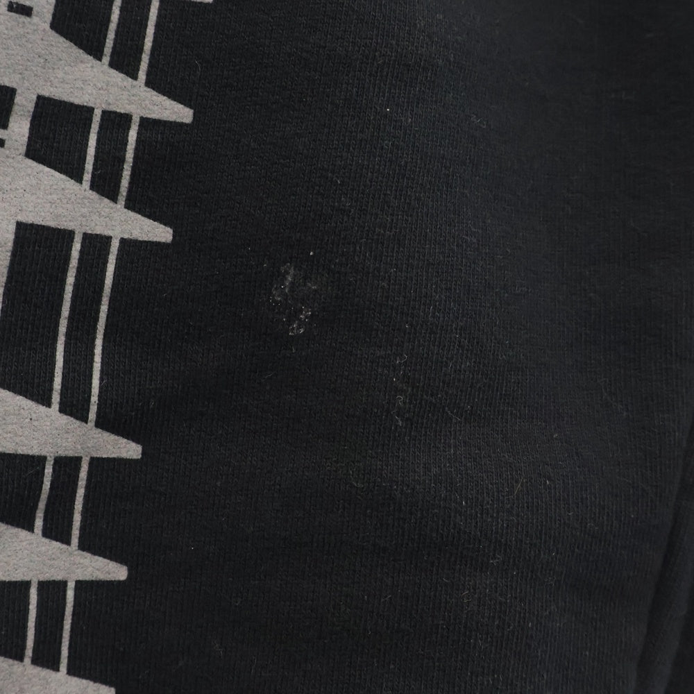 OFF-WHITE(オフホワイト) 19AW ダイアゴナル インダストリアル スリムクルーネック スウェット トレーナー ブラック OMBA025E19E30004