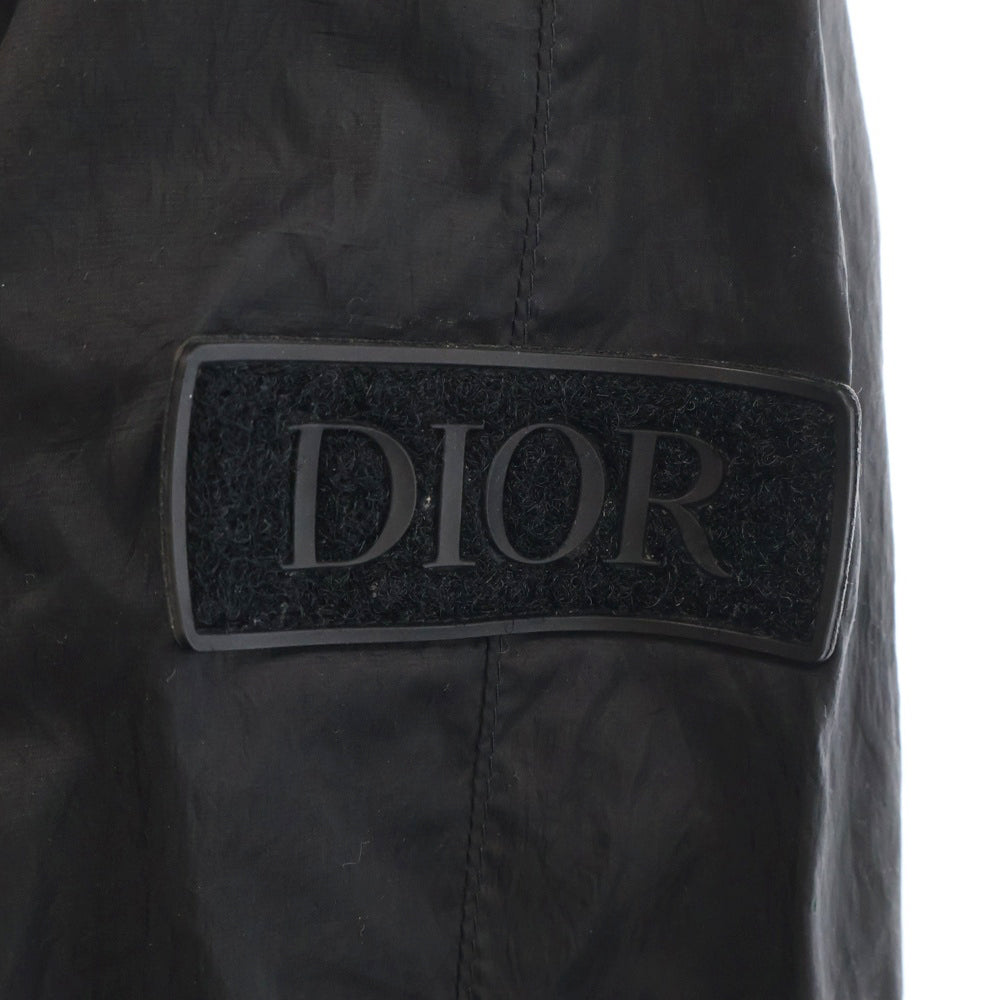 DIOR(ディオール) アームロゴ ジップアップ シェルジャケット ブラック 933C415A4529