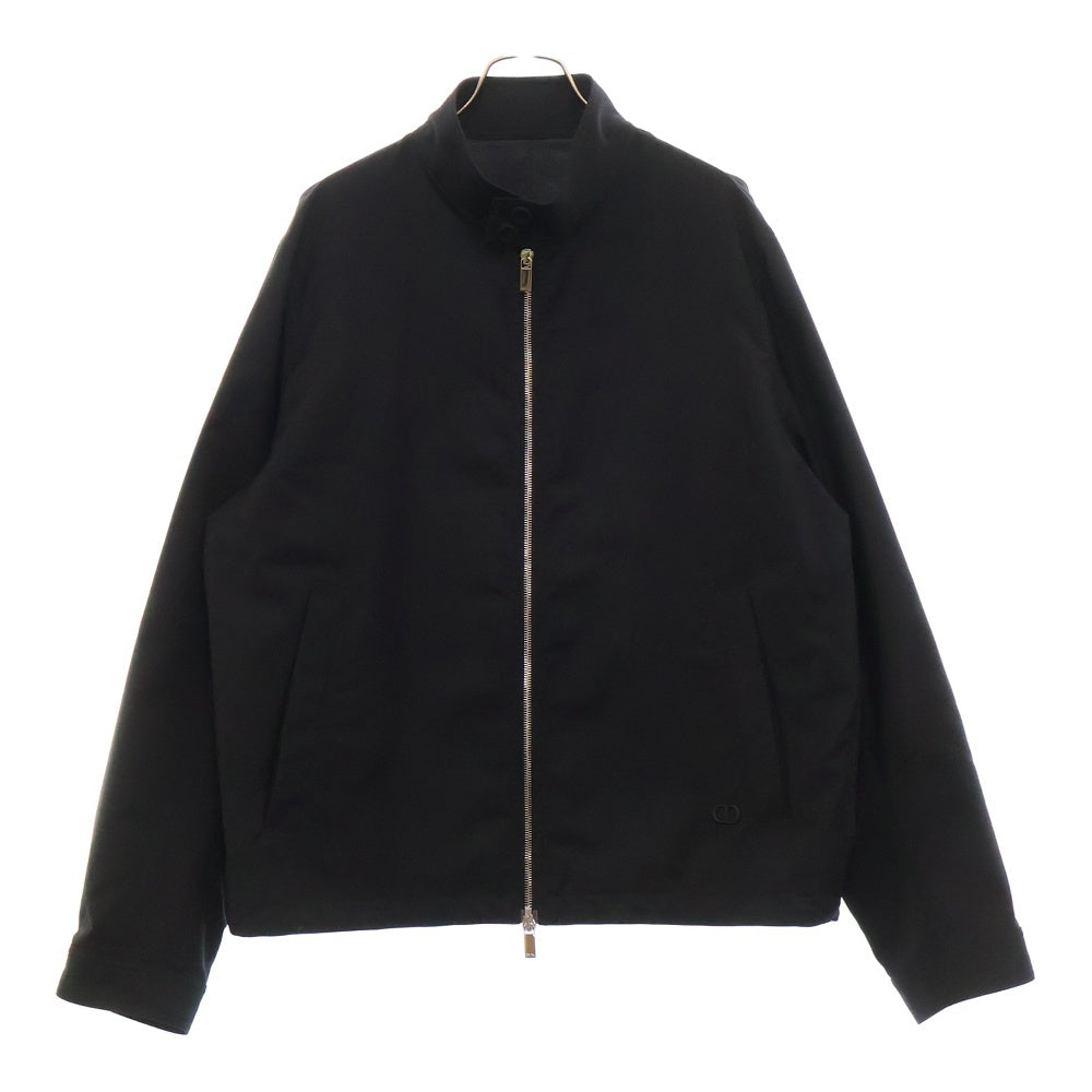 DIOR(ディオール) ウール モヘヤ スウィング トップ ジップアップブルゾン ジャケット ブラック 113C440A4993