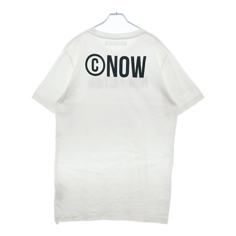 OFF-WHITE(オフホワイト) 20SS Non-Fiction T-Shirt ノンフィクション ロゴプリント クルーネック 半袖Tシャツカットソー ホワイト OMAA027E20JER013