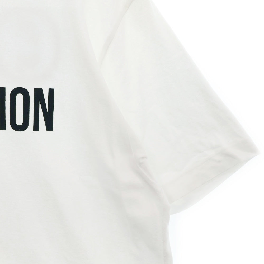 OFF-WHITE(オフホワイト) 20SS Non-Fiction T-Shirt ノンフィクション ロゴプリント クルーネック 半袖Tシャツカットソー ホワイト OMAA027E20JER013