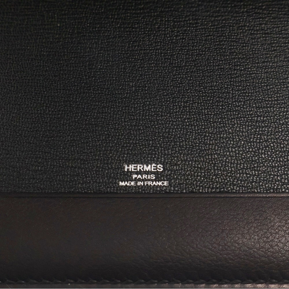 HERMES(エルメス) ステーション iPad レザー ケース ノワール ブラック □O刻印