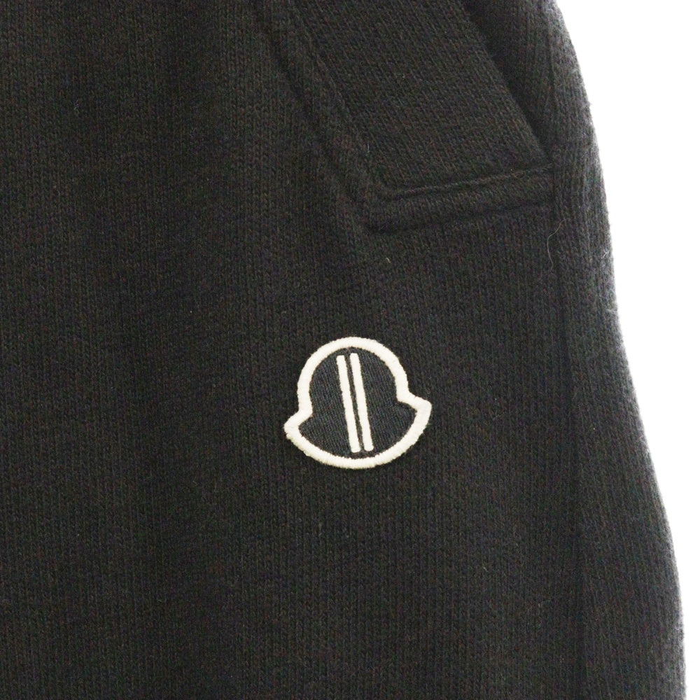 Rick Owens(リックオウエンス) 24AW×MONCLER BELAS モンクレール ベラ スウェットパンツ ブラック MU02D8H02