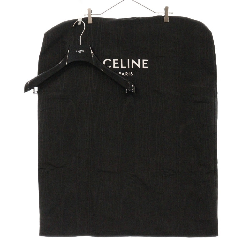 CELINE(セリーヌ) エディ期 ライトストーンナイロン中綿ジップアップジャケット バーガンディ 2W783396E