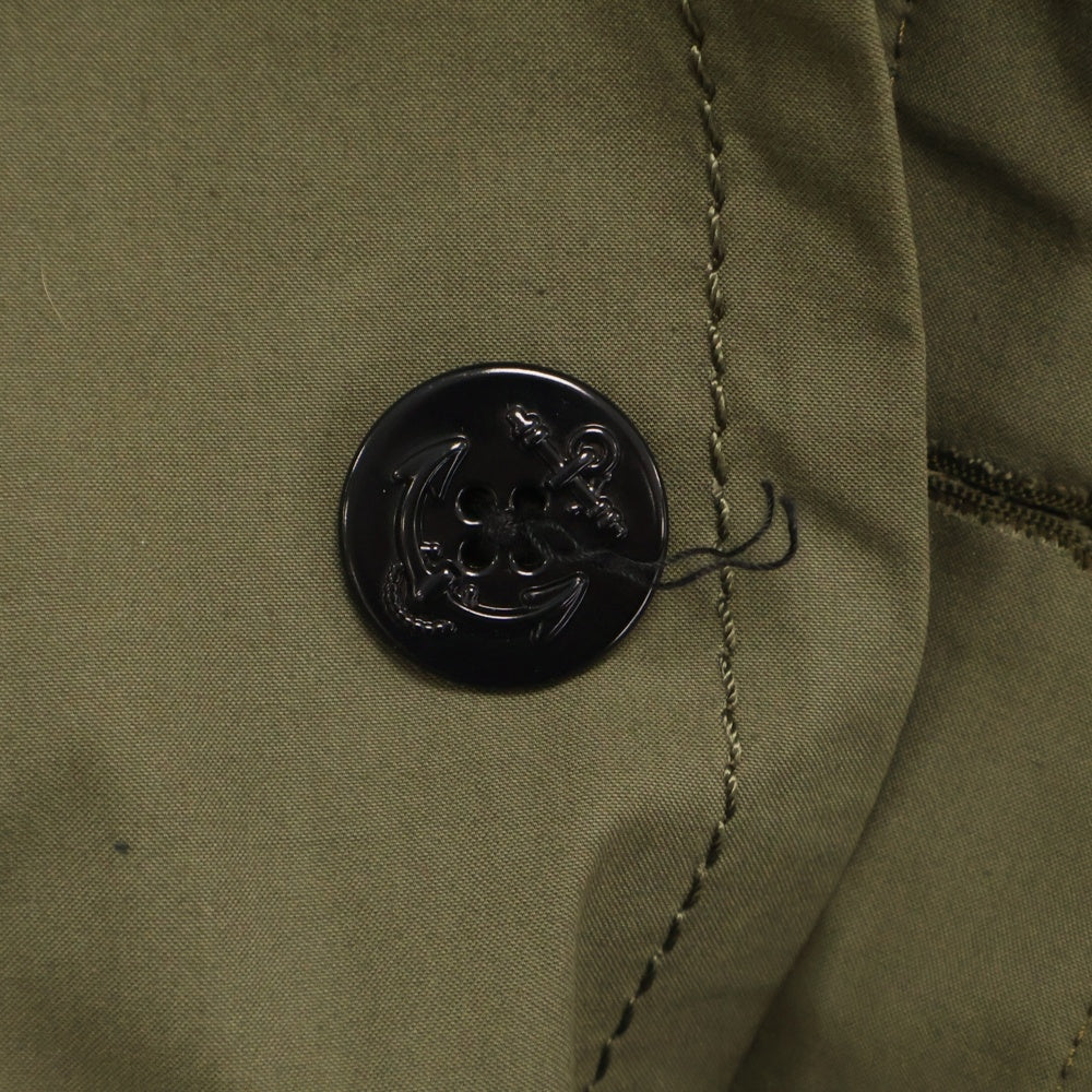 Sacai(サカイ) 【SAMPLE】 20AW 再構築 デニム ミリタリードッキングコート カーキ/インディゴ
