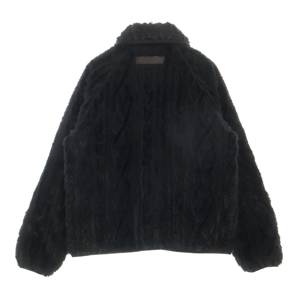 KITH(キス) Boa Jacket ポリエステルボア ジャケット ブラック 24-020-061-0003-4