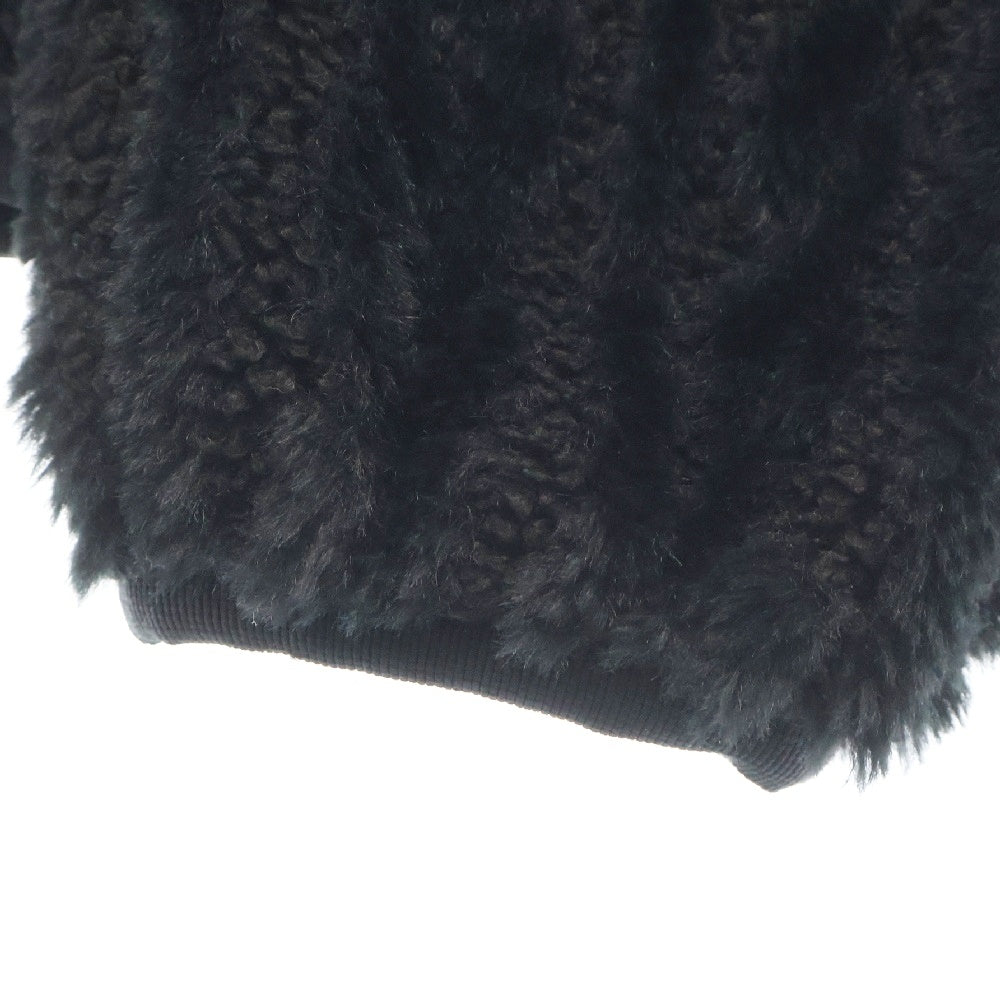 KITH(キス) Boa Jacket ポリエステルボア ジャケット ブラック 24-020-061-0003-4