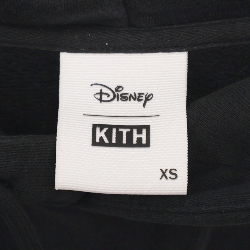 KITH(キス) ×Disney Just Us Williams 3 Hoodie ディズニー ジャスト ウィリアムス スウェット プルオーバーパーカー ブラック KHM031751