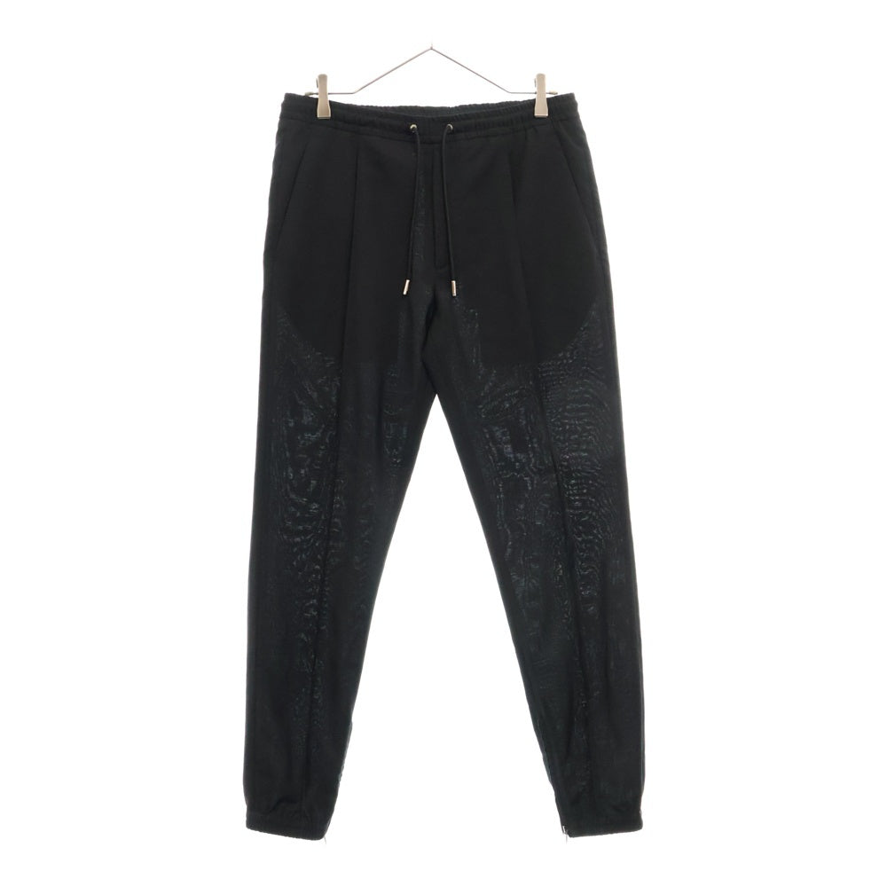 DIOR(ディオール) 裾ジップドローコードイージーロングパンツ ブラック 113C122A4993