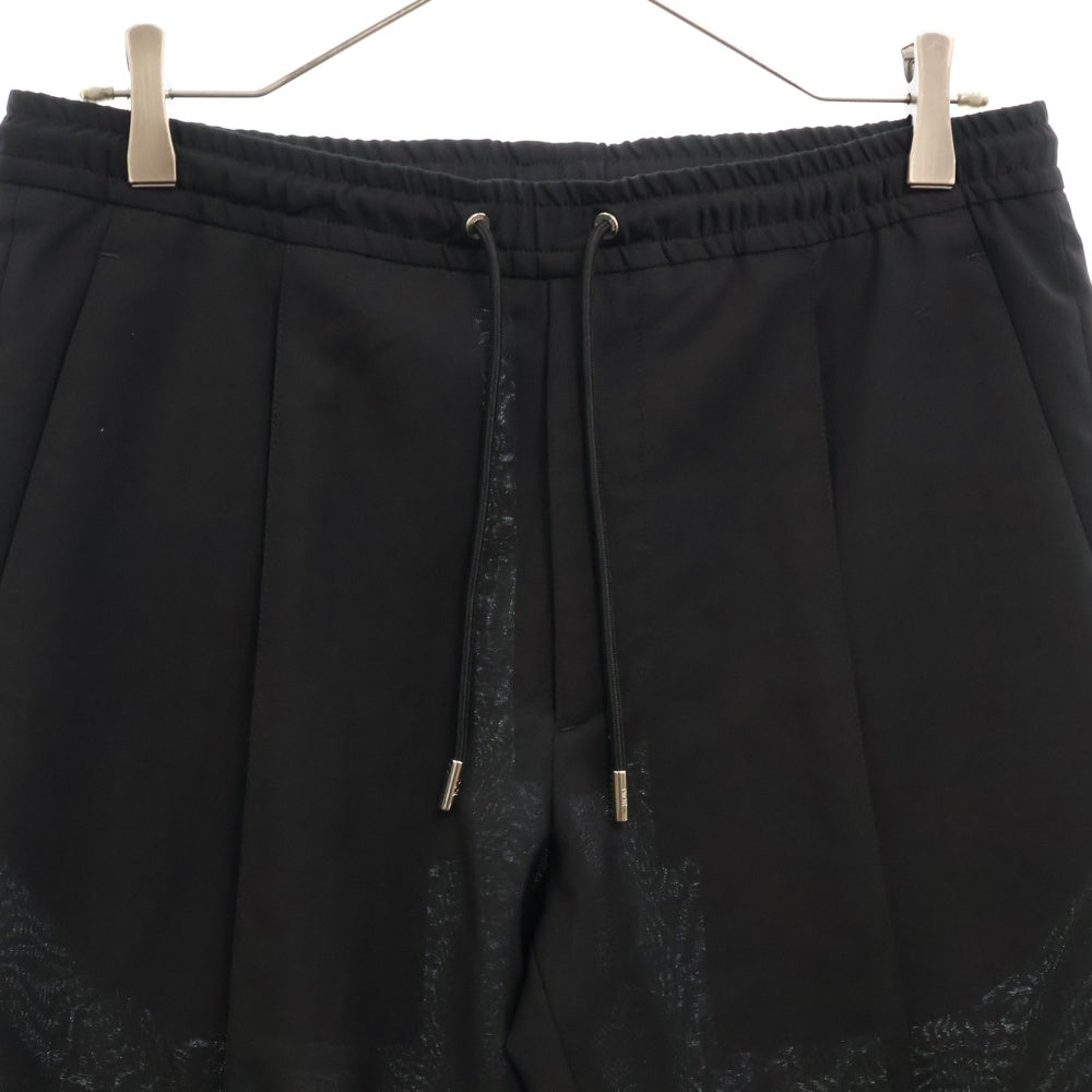 DIOR(ディオール) 裾ジップドローコードイージーロングパンツ ブラック 113C122A4993