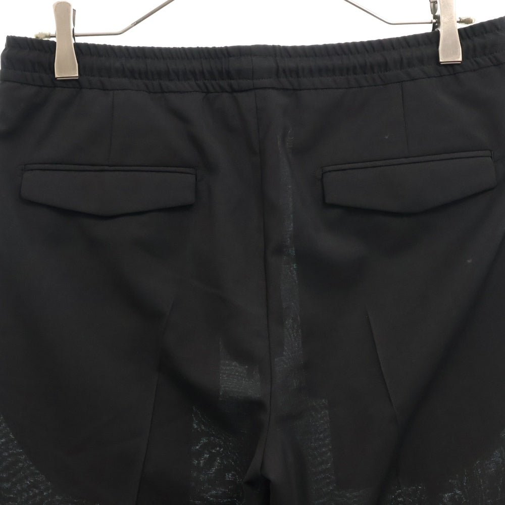 DIOR(ディオール) 裾ジップドローコードイージーロングパンツ ブラック 113C122A4993