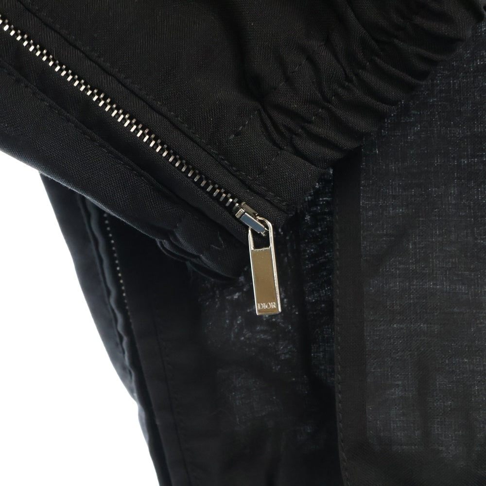 DIOR(ディオール) 裾ジップドローコードイージーロングパンツ ブラック 113C122A4993