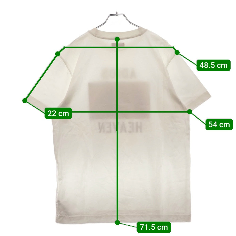 Palm Angels(パームエンジェルス) フォトプリント クルーネック 半袖Tシャツ カットソー ホワイト PMAA001S18084018