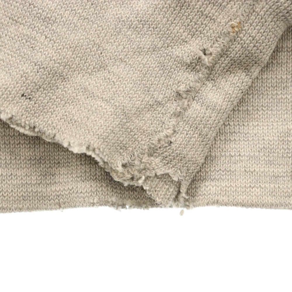 CHAMPION(チャンピオン) 70s VINTAGE REVERS WEAVE USMA ヴィンテージ 単色 青タグ後期 リバースウィーブ 染込みプリント Vガゼット スウェット トレーナー グレー