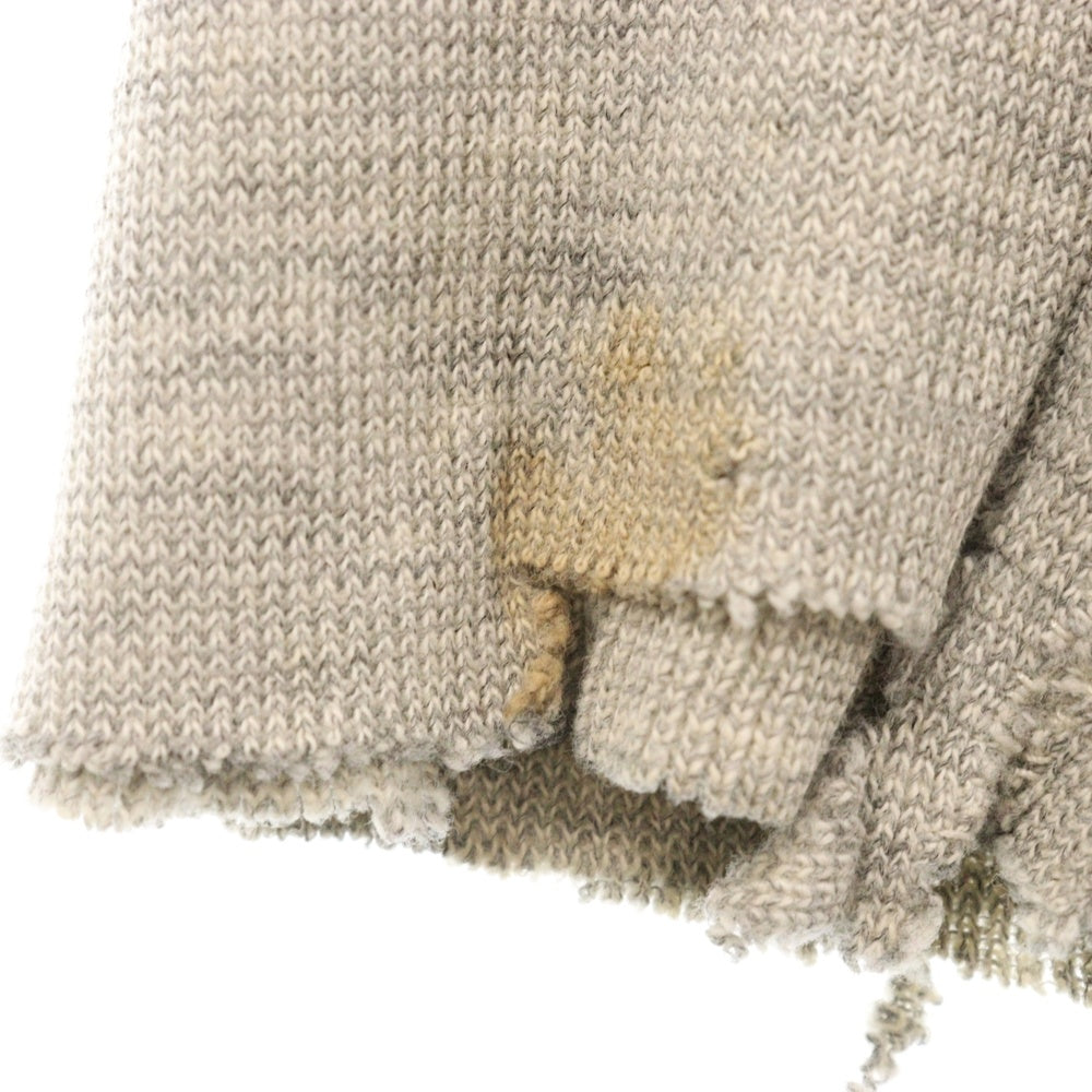 CHAMPION(チャンピオン) 70s VINTAGE REVERS WEAVE USMA ヴィンテージ 単色 青タグ後期 リバースウィーブ 染込みプリント Vガゼット スウェット トレーナー グレー
