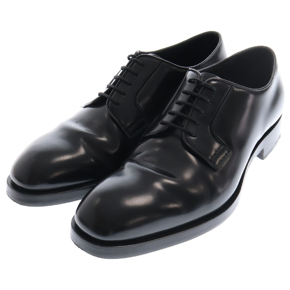 PRADA(プラダ) Brushed Leather Derby Shoes ブラッシュドレザー ローカットシューズ ドレスシューズ ローファー 革靴 ブラック 2EB200