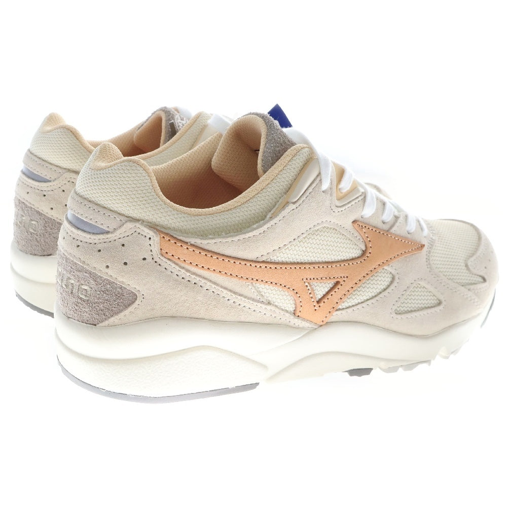 MIZUNO(ミズノ) ×IL BISONTE SKY MEDAL イルビゾンテ スカイメダル スウェード メッシュ ローカットスニーカー ベージュ US8.5/26.5cm D1GG240201