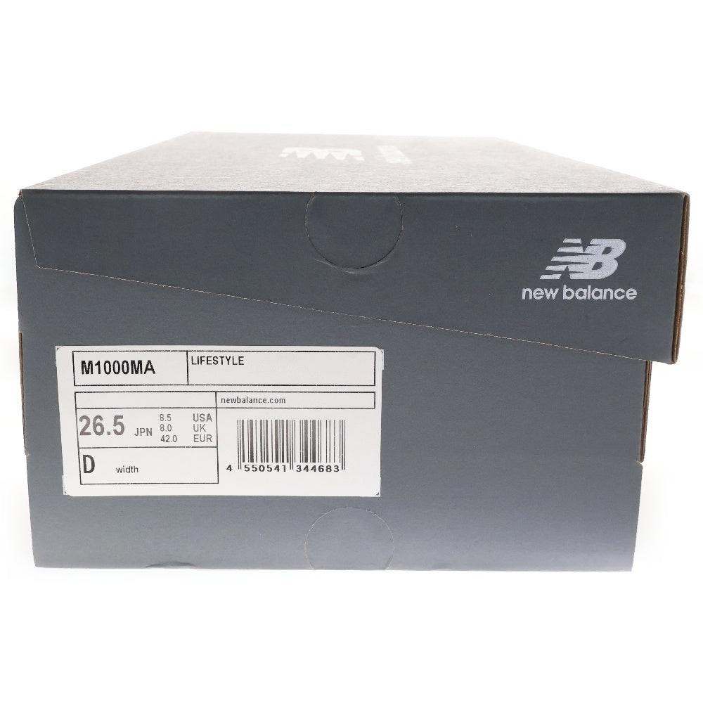 New Balance(ニューバランス) M1000MA スウェード メッシュ ローカットスニーカー グリーン/グレー US8.5/26.5cm