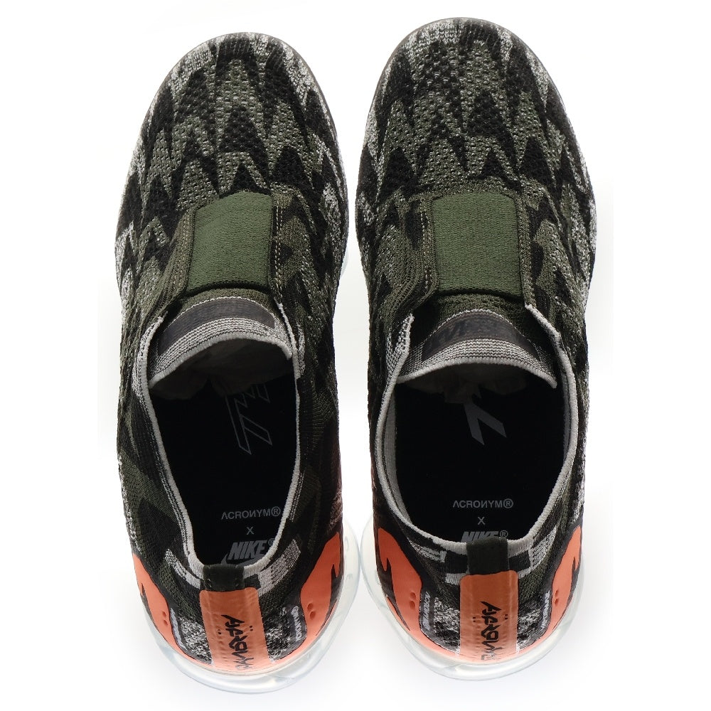 NIKE(ナイキ) ×ACRONYM VAPORMAX Moc2 アクロニウム エアヴェイパーマックス モック2 ローカットスニーカー グレー US7/25cm AQ0996-102