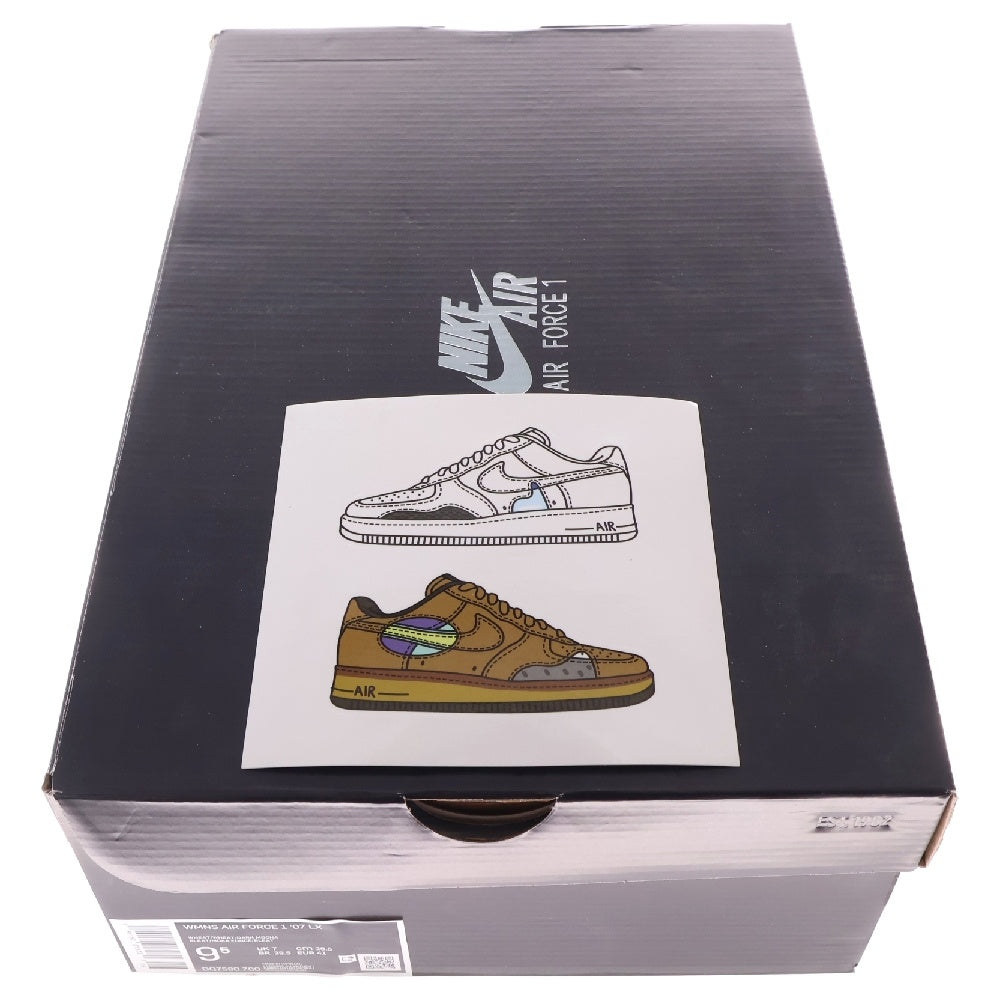 NIKE(ナイキ) WMNS AIR FORCE 1 LOW 07 ウィメンズ エアフォース 1 ローカットスニーカー ブラウン US9.5/26.5cm DQ7580-700
