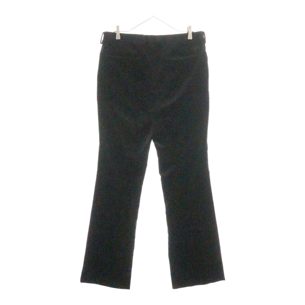 LANVIN(ランバン) ベロア スラックス ロングパンツ ブラック LA-MH-79805