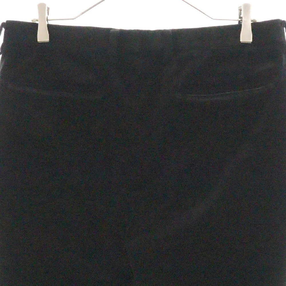 LANVIN(ランバン) ベロア スラックス ロングパンツ ブラック LA-MH-79805