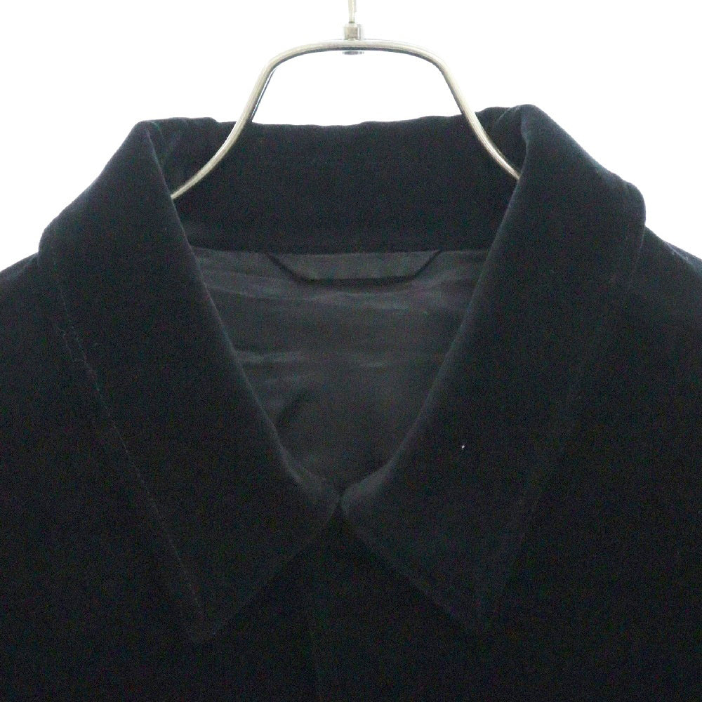 LANVIN(ランバン) ベロア スナップボタン ブルゾン ジャケット ブラック LA-6M-79587