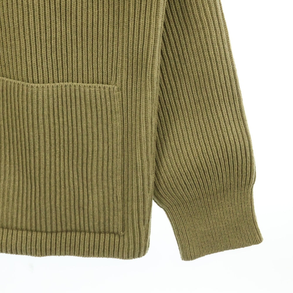 AURALEE(オーラリー) 22AW SUPER FINE WOOL RIB KNIT BIG CARDIGAN リブニット ビッグカーディガン ベージュ A22AC01RK