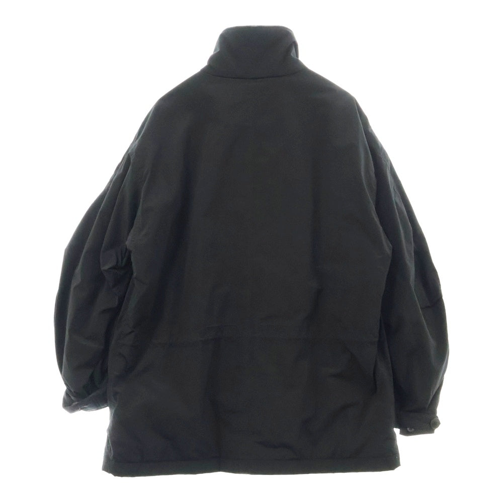 ATON(エイトン) TECHNO COTTON PADDED SHORT MODS COAT ナイロン 中綿 ショート モッズ コート ブラック 7074641