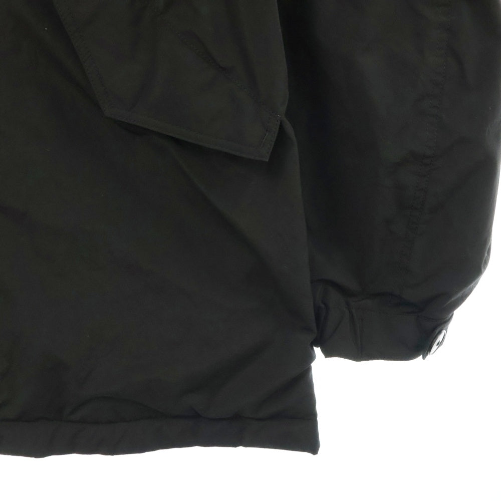 ATON(エイトン) TECHNO COTTON PADDED SHORT MODS COAT ナイロン 中綿 ショート モッズ コート ブラック 7074641