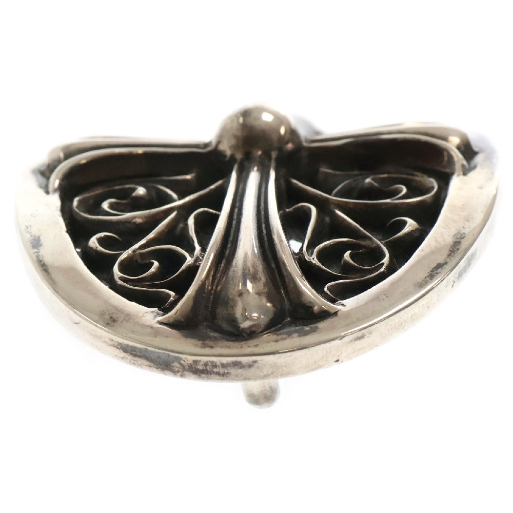 CHROME HEARTS(クロムハーツ) OVAL CROSS STRAP1.5クラシックオーバルクロスバックル レザーベルト シルバー BCA359