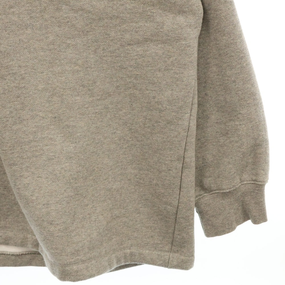 FOG Essentials(エフオージー エッセンシャルズ) Flocky Back Logo Sweat Pullover Parka フロッキーバックロゴ スウェットプルオーバーパーカー グレー