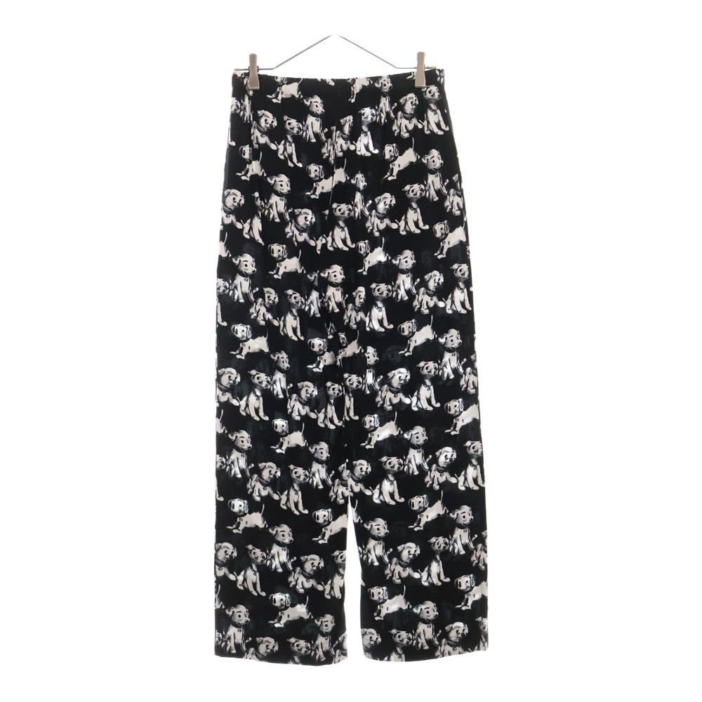 CELINE(セリーヌ) 22SS AMY DORIAN エイミードリアンブレインオンドッグロングパンツ ブラック/ホワイト レディース 2P630307Q