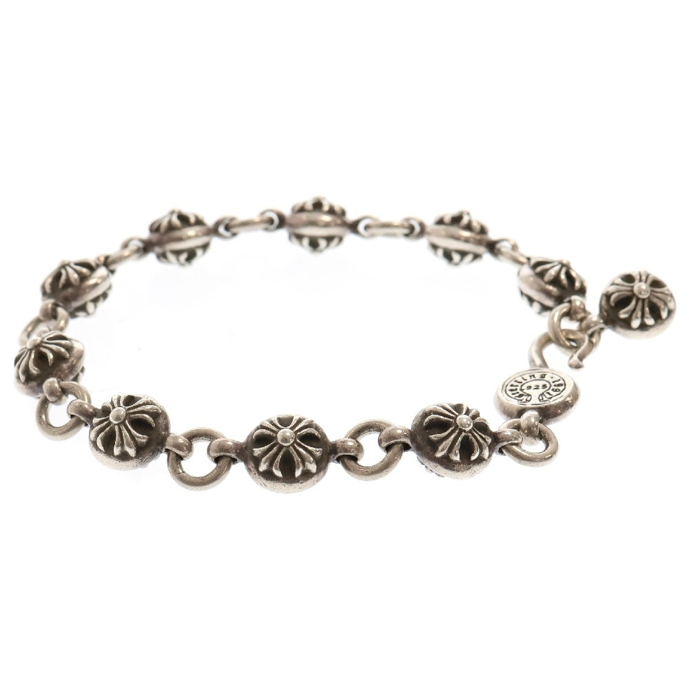 CHROME HEARTS(クロムハーツ) NO2 BALL #2クロスボールブレスレット シルバー BCA176