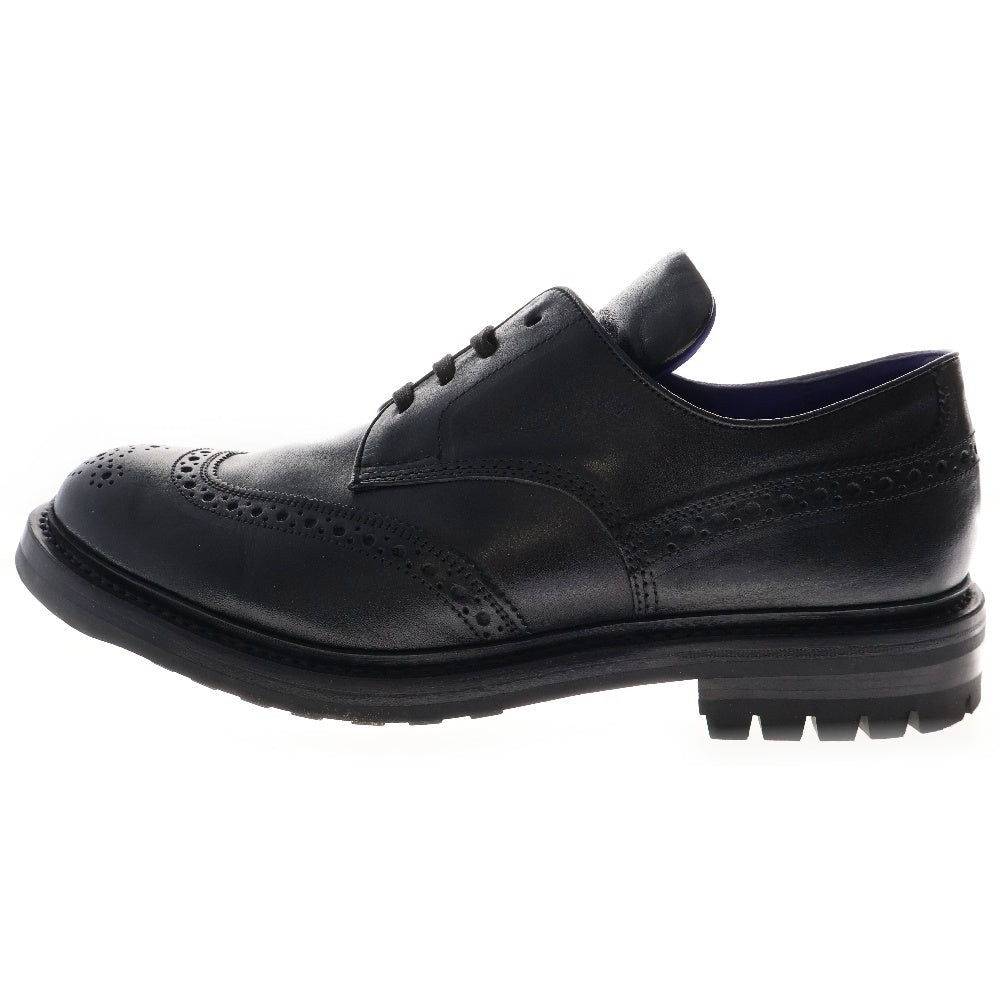 BURBERRY(バーバリー) ×Trickers DEVON トリッカーズ デヴォン ウィングチップ ダービー ドレス レザーシューズ ブラック 8075727