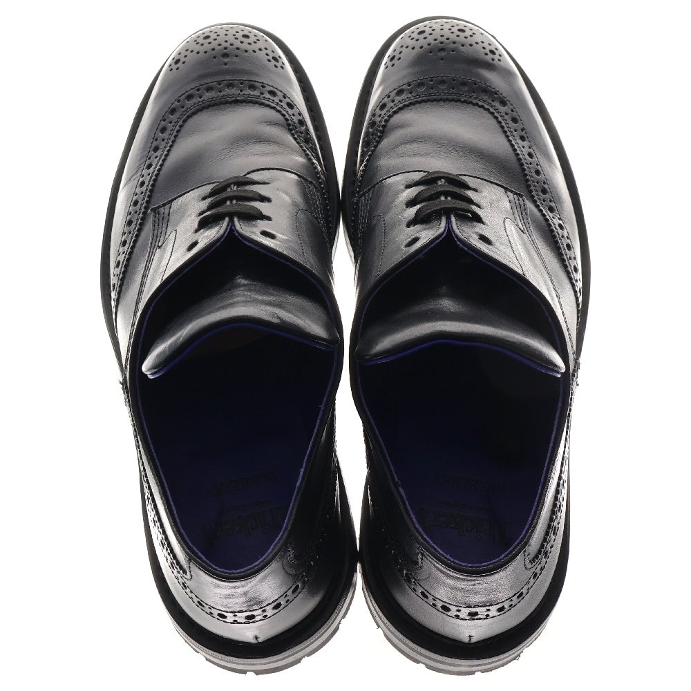 BURBERRY(バーバリー) ×Trickers DEVON トリッカーズ デヴォン ウィングチップ ダービー ドレス レザーシューズ ブラック 8075727