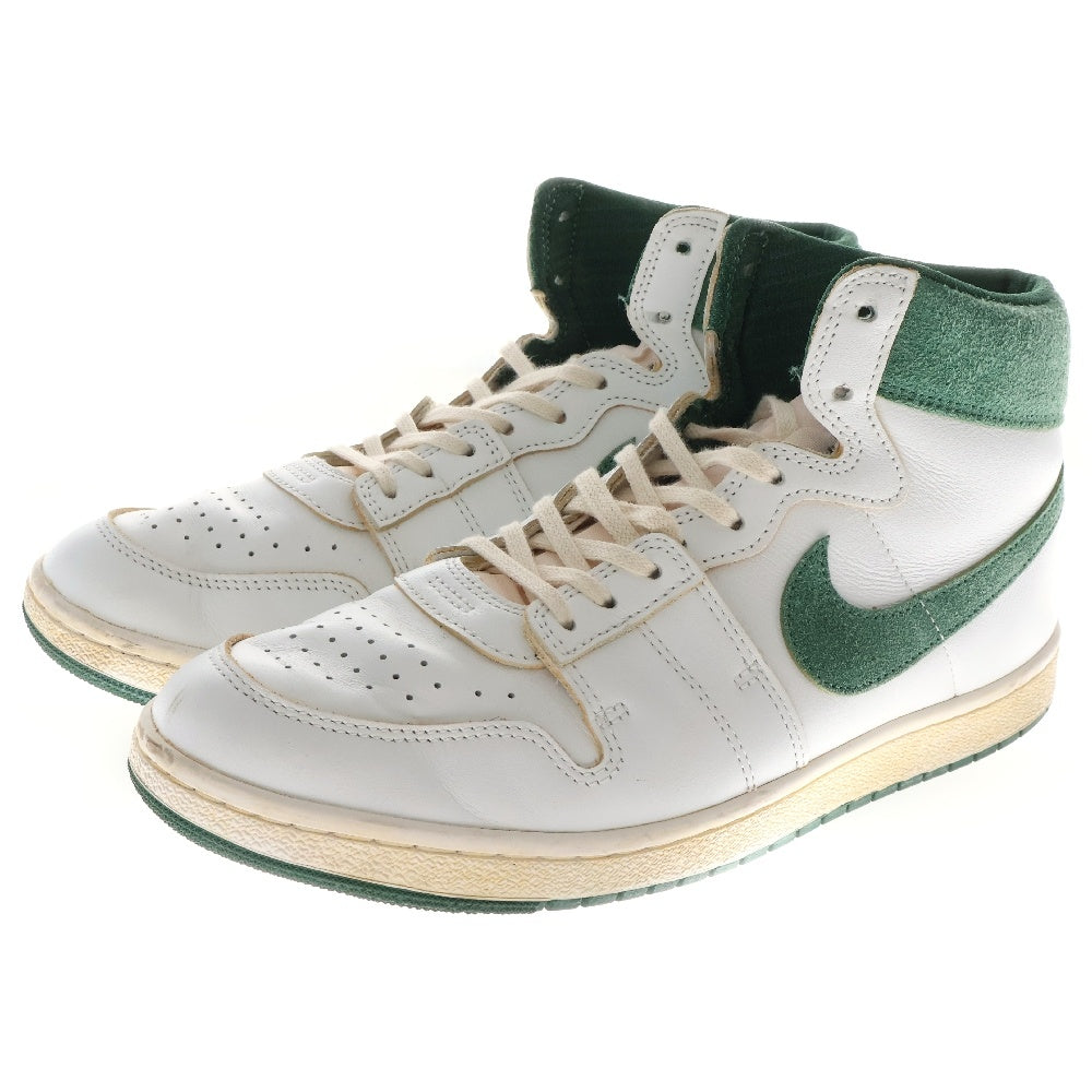 NIKE(ナイキ) ×A MA MANIERE JORDAN AIRSHIP GREEN STONE アママニエール ジョーダン エアシップ ハイカットスニーカー ホワイト/グリーン US12/30cm FQ2942-100