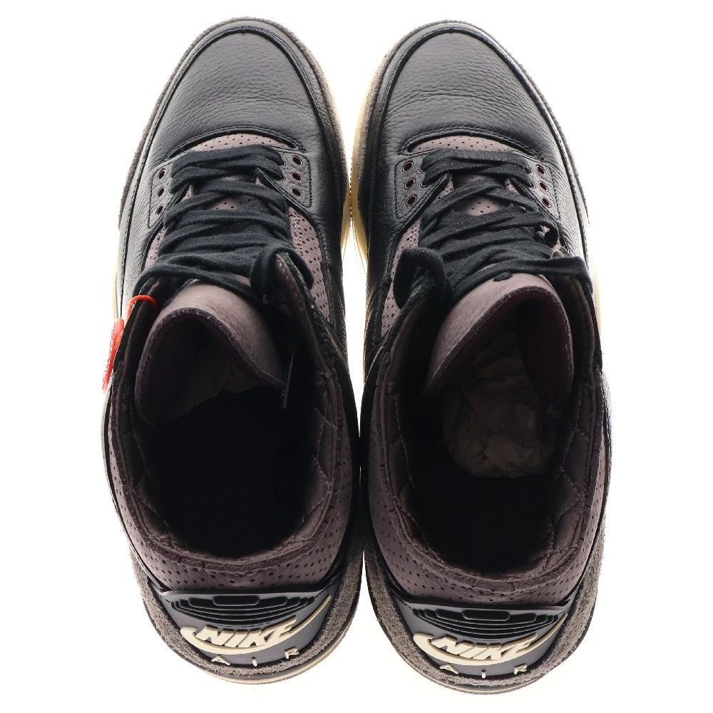 NIKE(ナイキ) ×A MA MANIERE WMNS AIR JORDAN 3 RETRO OG SP アママニエール ウィメンズ エアジョーダン ミッドカットスニーカー ボルドー US12.5/29.5cm FZ4811-001