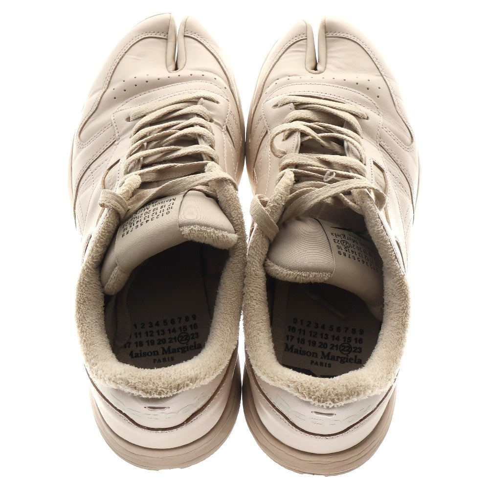 Maison Margiela 22(メゾンマルジェラ) ×Reebok CLASSIC LEATHER TABI リーボック クラシックレザー タビ ローカットスニーカー ベージュ US10.5/28.5cm GX5141