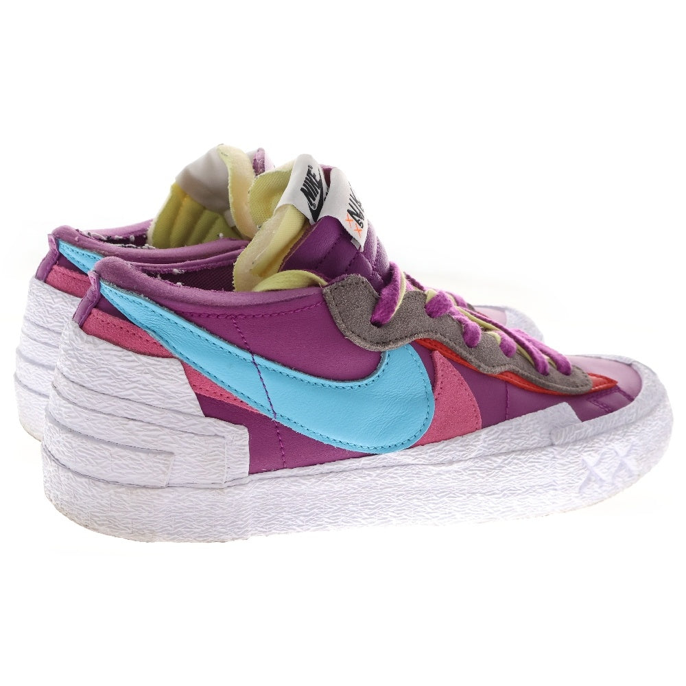 NIKE(ナイキ) ×sacai ×KAWS BLAZER LOW サカイ カウズ ブレーザー ローカットスニーカー パープル US10/28cm DM7901-500