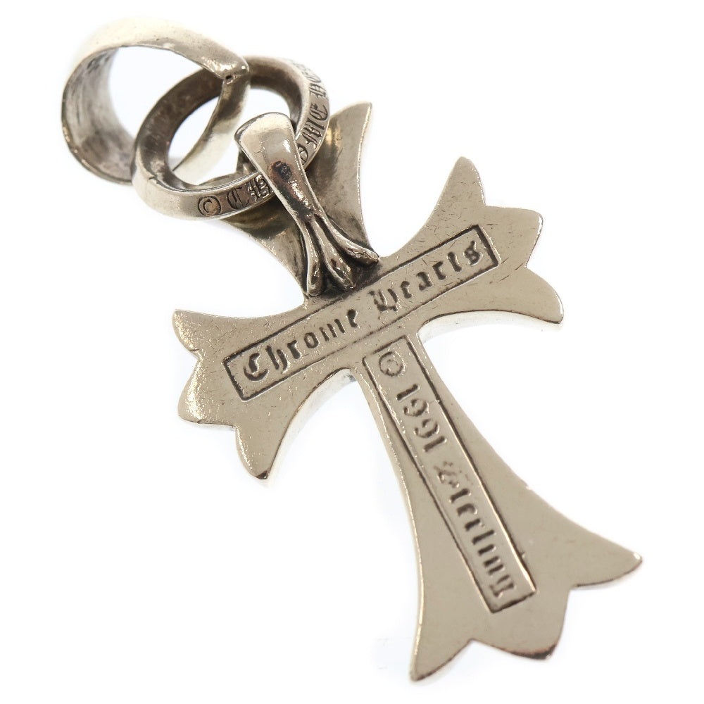 CHROME HEARTS(クロムハーツ) CH CRS SML W/BALE Wベイル スモールCHクロス ペンダントトップ シルバー BCA218