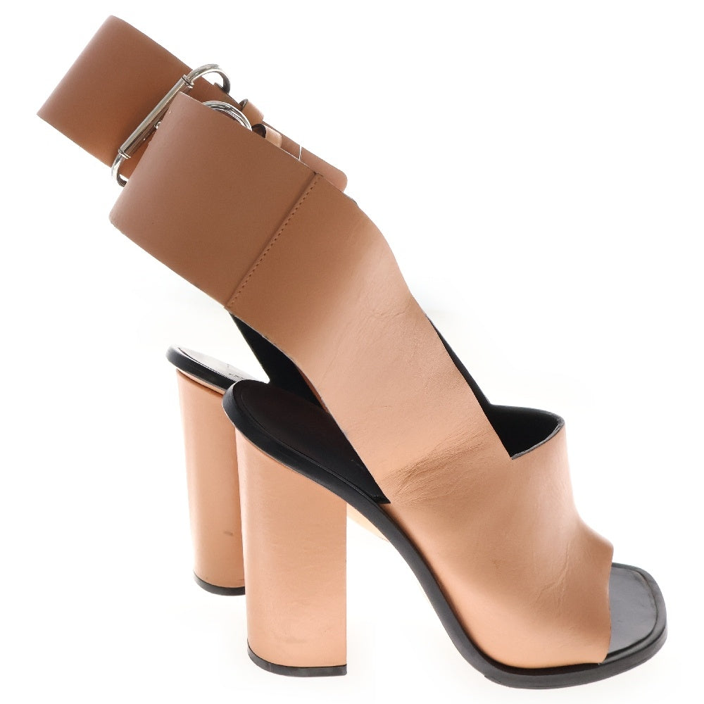 CELINE(セリーヌ) フィービー期 アンクルベルテッド ヒール パンプス ベージュ レディース