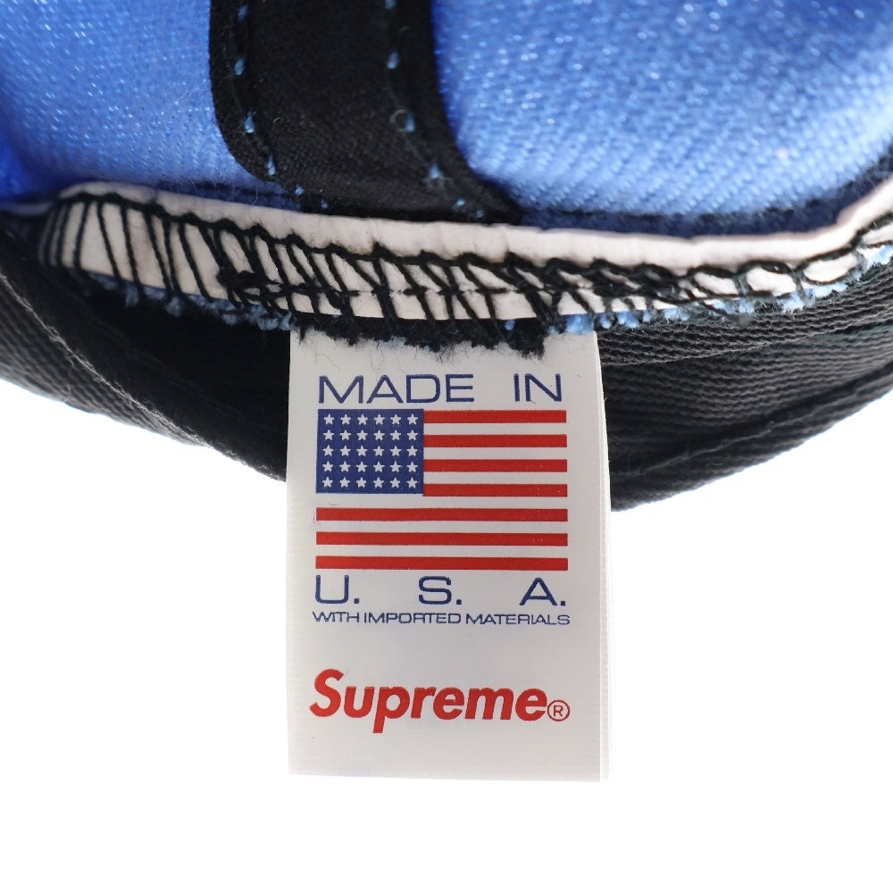 SUPREME(シュプリーム) 24SS Melvins 6-Panel メルヴィンス 6パネル キャップ 帽子 ブルー