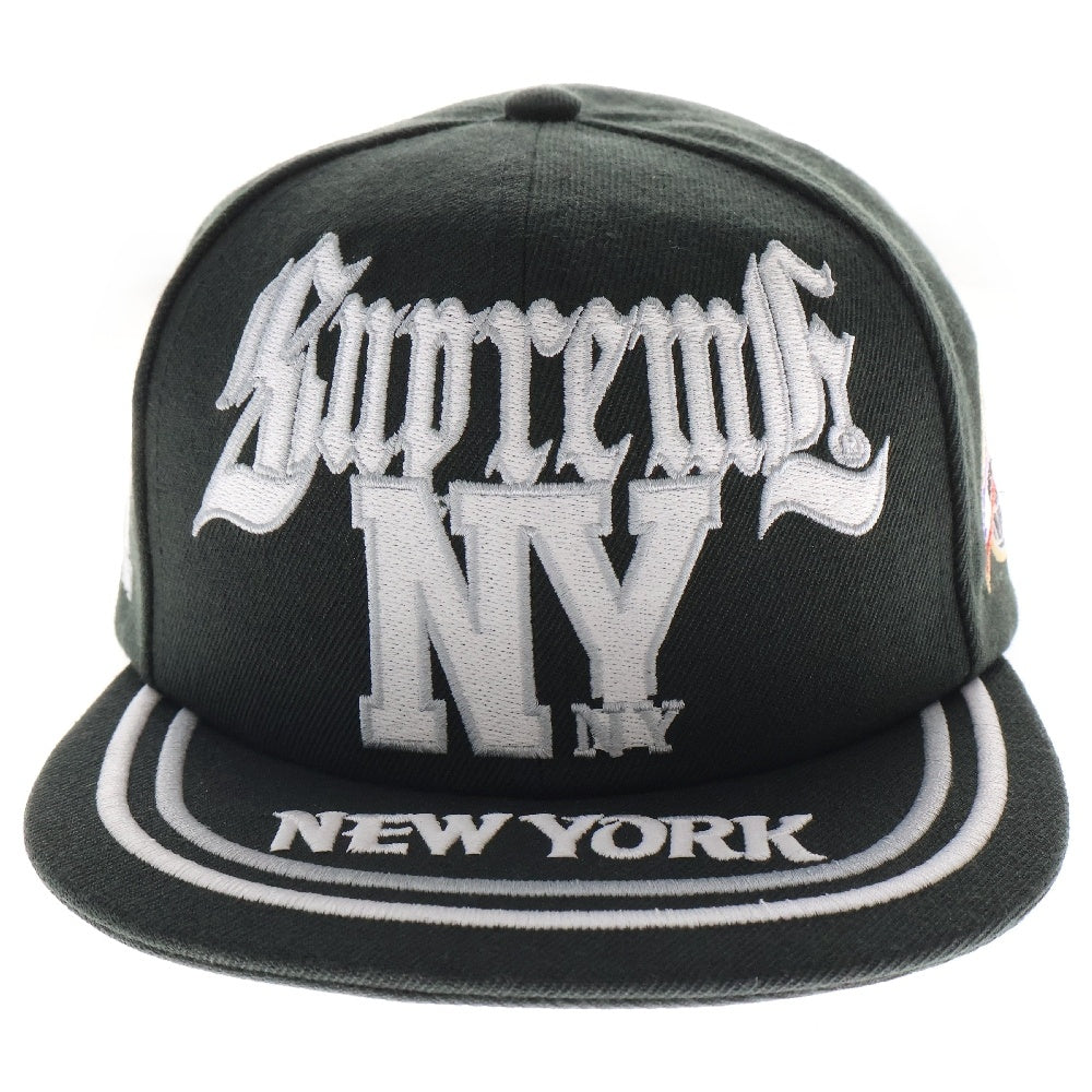 SUPREME(シュプリーム) 25SS New York 6 Panel Cap ニューヨーク 6パネル ベースボールキャップ 帽子 ブラック