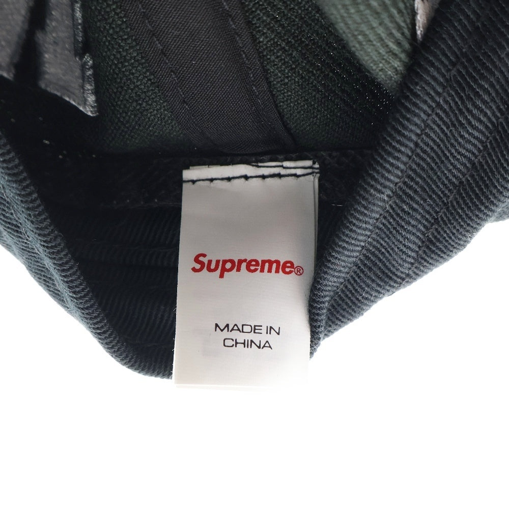 SUPREME(シュプリーム) 25SS New York 6 Panel Cap ニューヨーク 6パネル ベースボールキャップ 帽子 ブラック