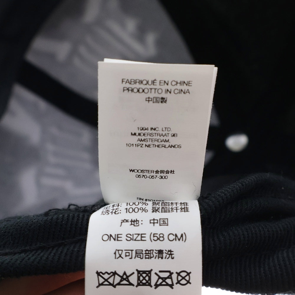 SUPREME(シュプリーム) 25SS New York 6 Panel Cap ニューヨーク 6パネル ベースボールキャップ 帽子 ブラック