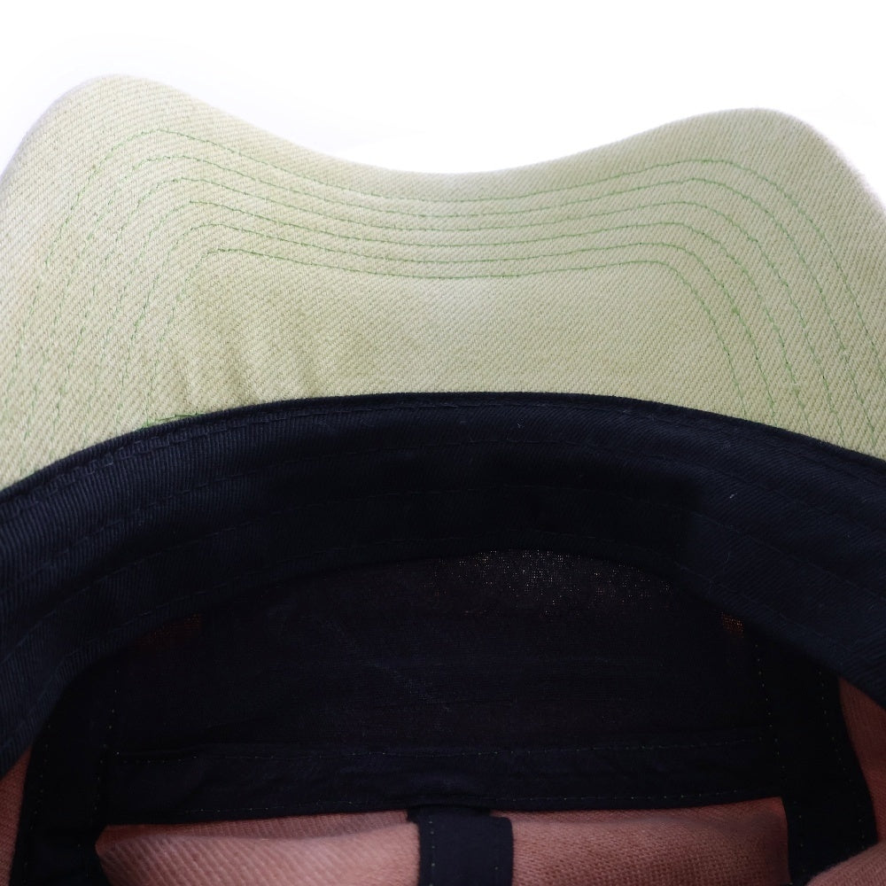 SUPREME(シュプリーム) 20SS Embossed Denim Camp Cap エンボスド デニムキャンプキャップ 帽子 イエロー/オレンジ