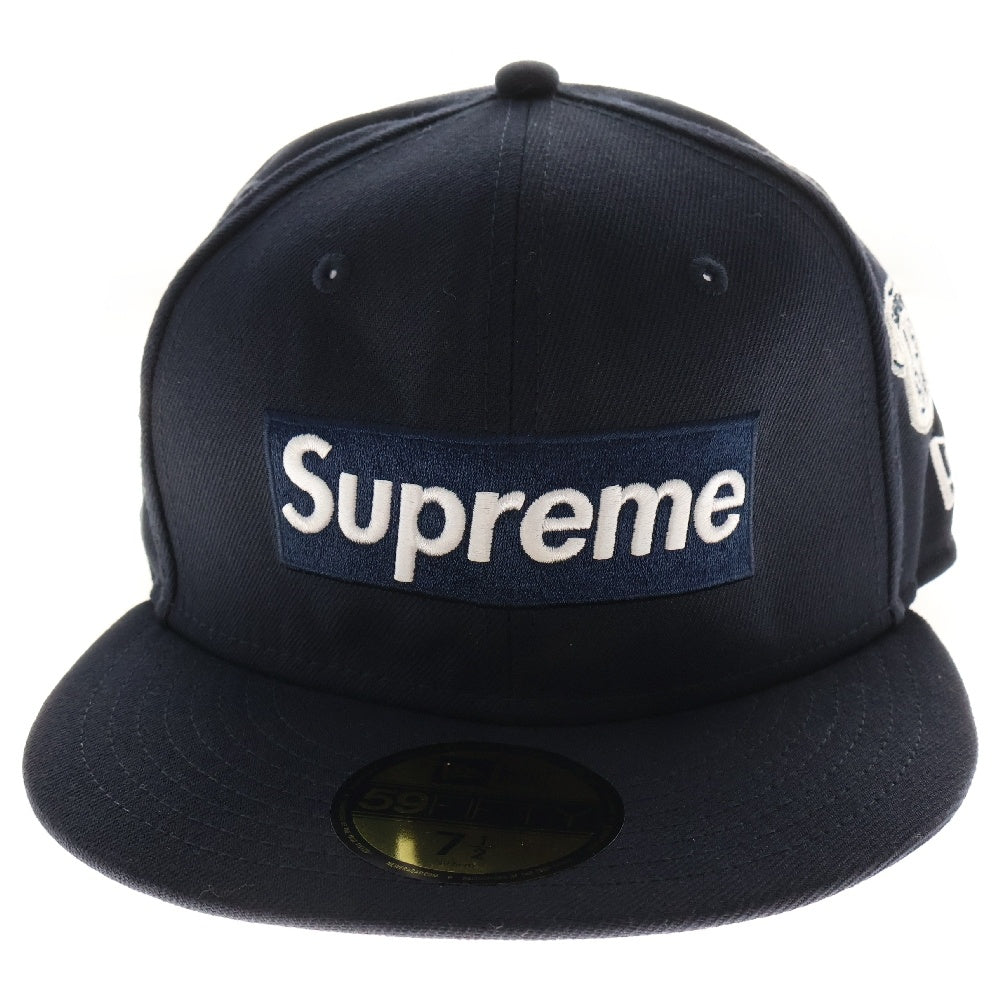 SUPREME(シュプリーム) 24AW Jerseys Box Logo New Era Cap ジャージーズボックスロゴニューエラキャップ 帽子 ネイビー