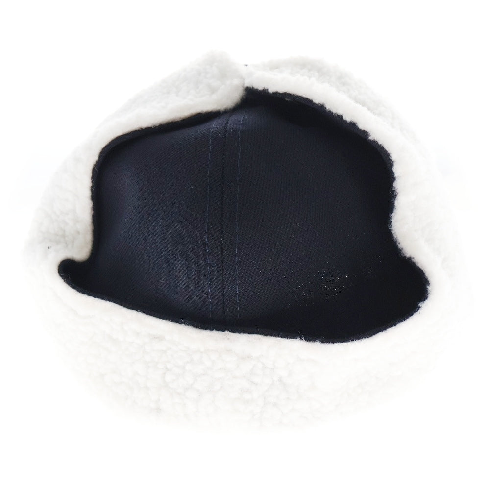 SUPREME(シュプリーム) 21AW ×NEW ERA Earflap Box Logo ニューエラ イヤーフラップ ボックスロゴ キャップ 帽子 ネイビー