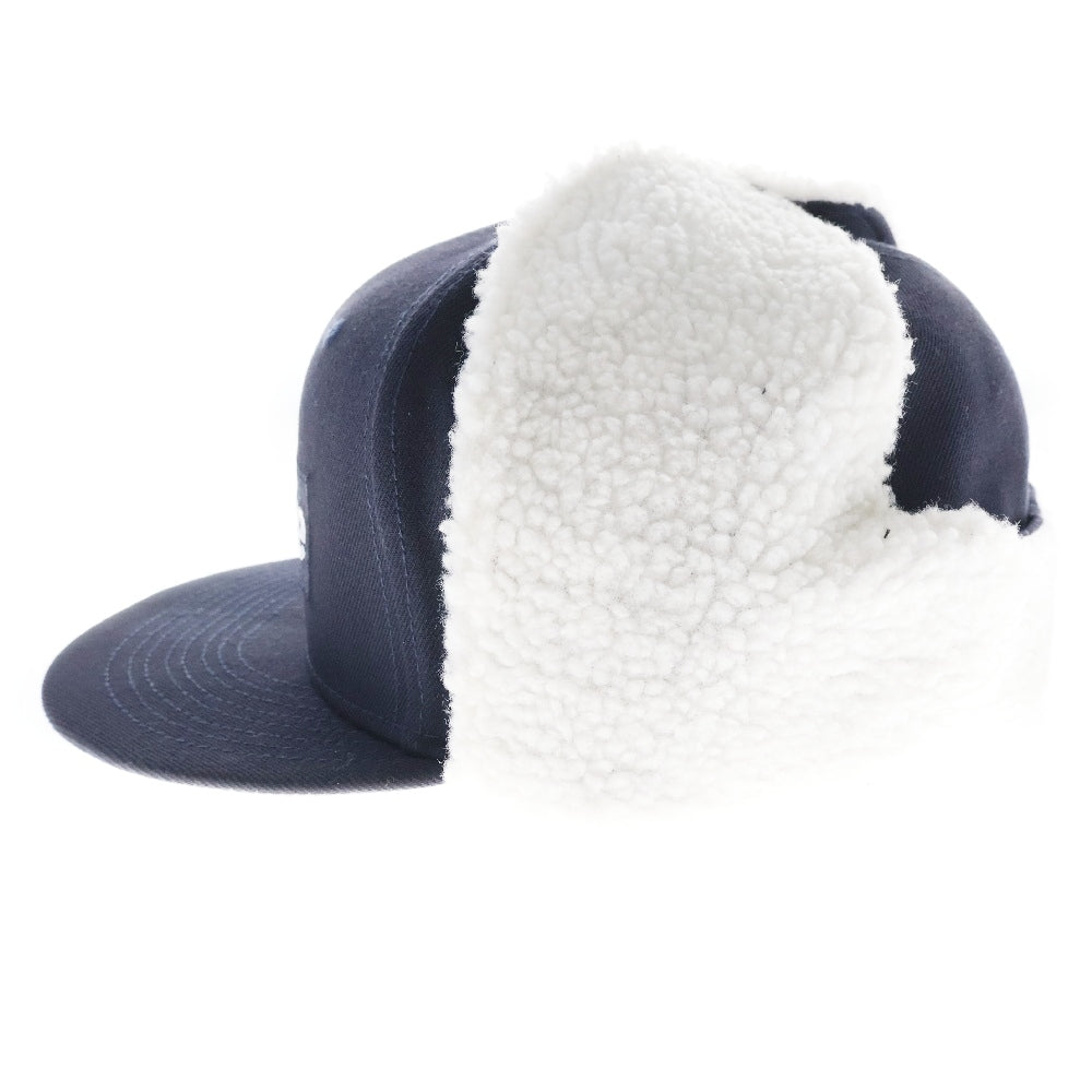 SUPREME(シュプリーム) 21AW ×NEW ERA Earflap Box Logo ニューエラ イヤーフラップ ボックスロゴ キャップ 帽子 ネイビー
